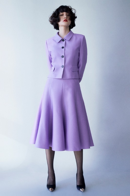 Lavender Flared Skirt